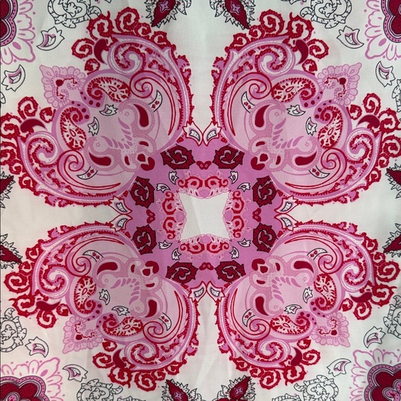 Rachel Zoe Pink and White Paisley Blouse - Picture 3 of 6